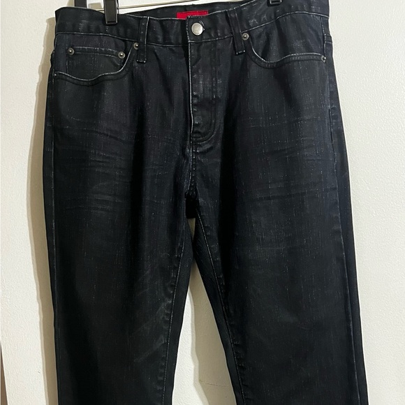 Alfani Men's Slim Fit Black Jeans - Picture 2 of 3